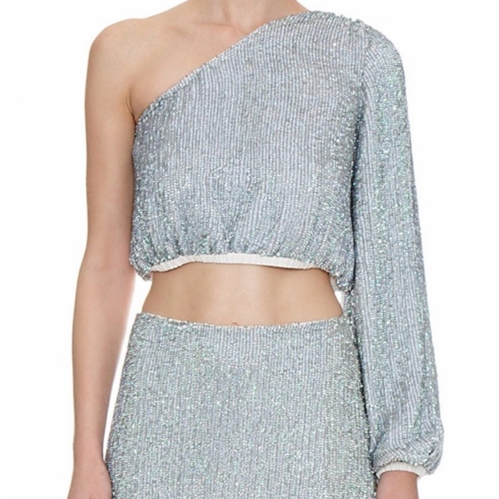White Retrofete Kathleen Top
